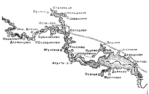 карта глубин озернинского водохранилища